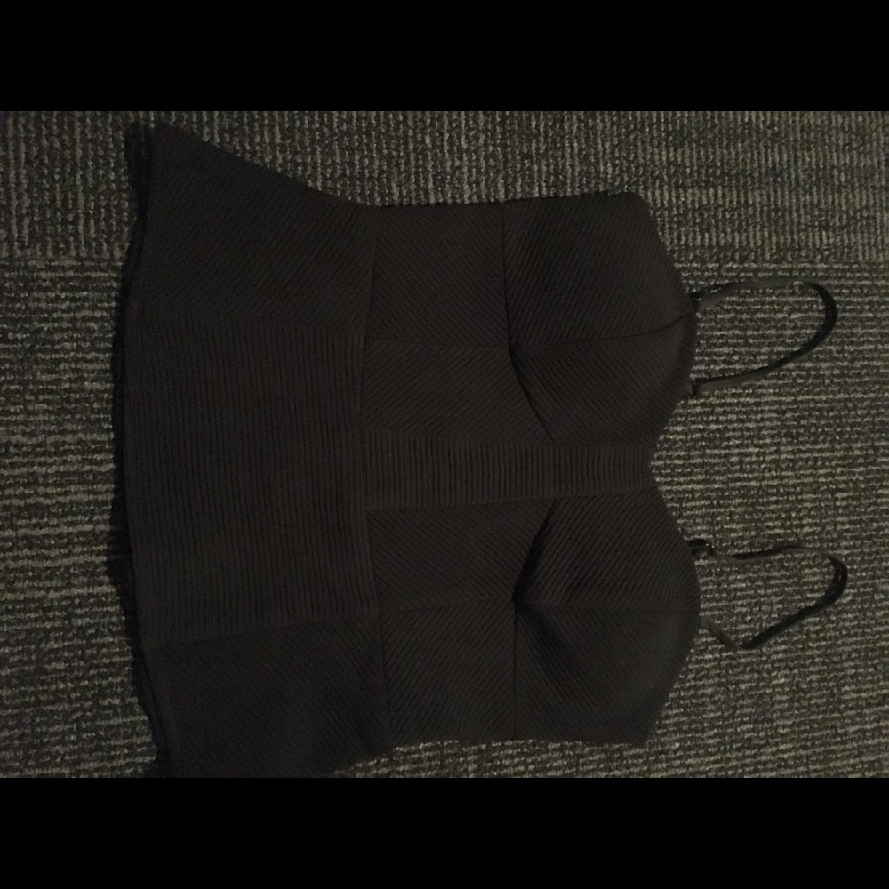 Black spaghetti strap shirt